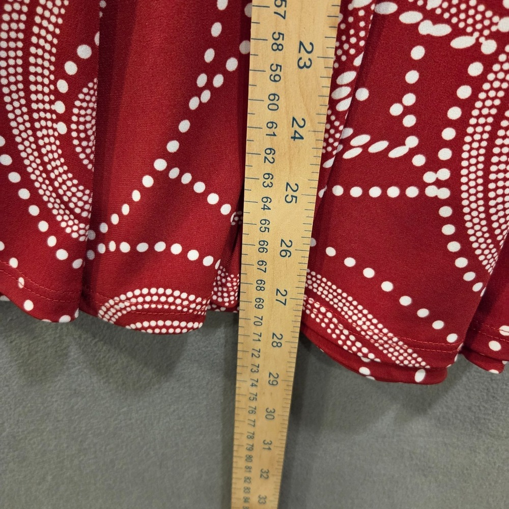 Susan Graver Liquid Knit Midi Skirt Women's Size Medium Office Business Classic - Picture 7 of 7
